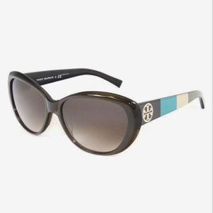 Olive Color Block Sunglasses